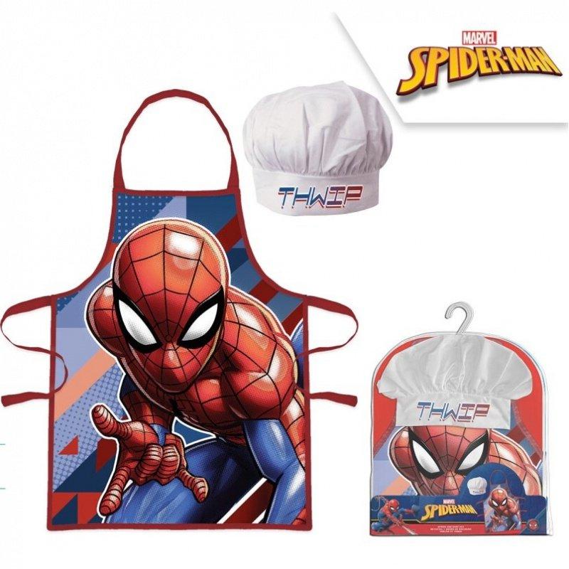 OFICIÁLNÍ LICENCE Kuchařská zástěrka SPIDERMAN cca 3-8 let