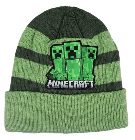 FASHION UK Čepice MINECRAFT zelená, vel. 56