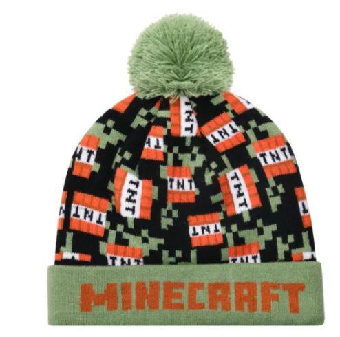 FASHION UK Čepice MINECRAFT kulich zelená, vel. 56