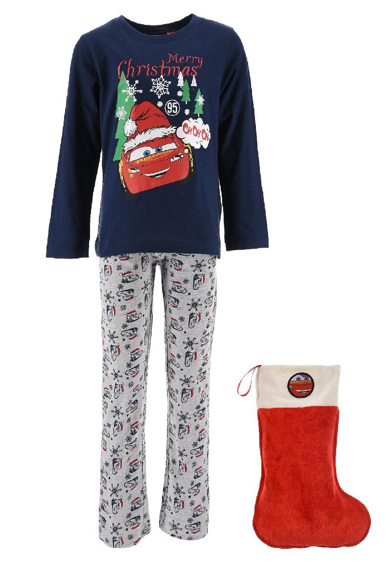 SUN CITY Pyžamo CARS vánoční + punčocha, vel. 128