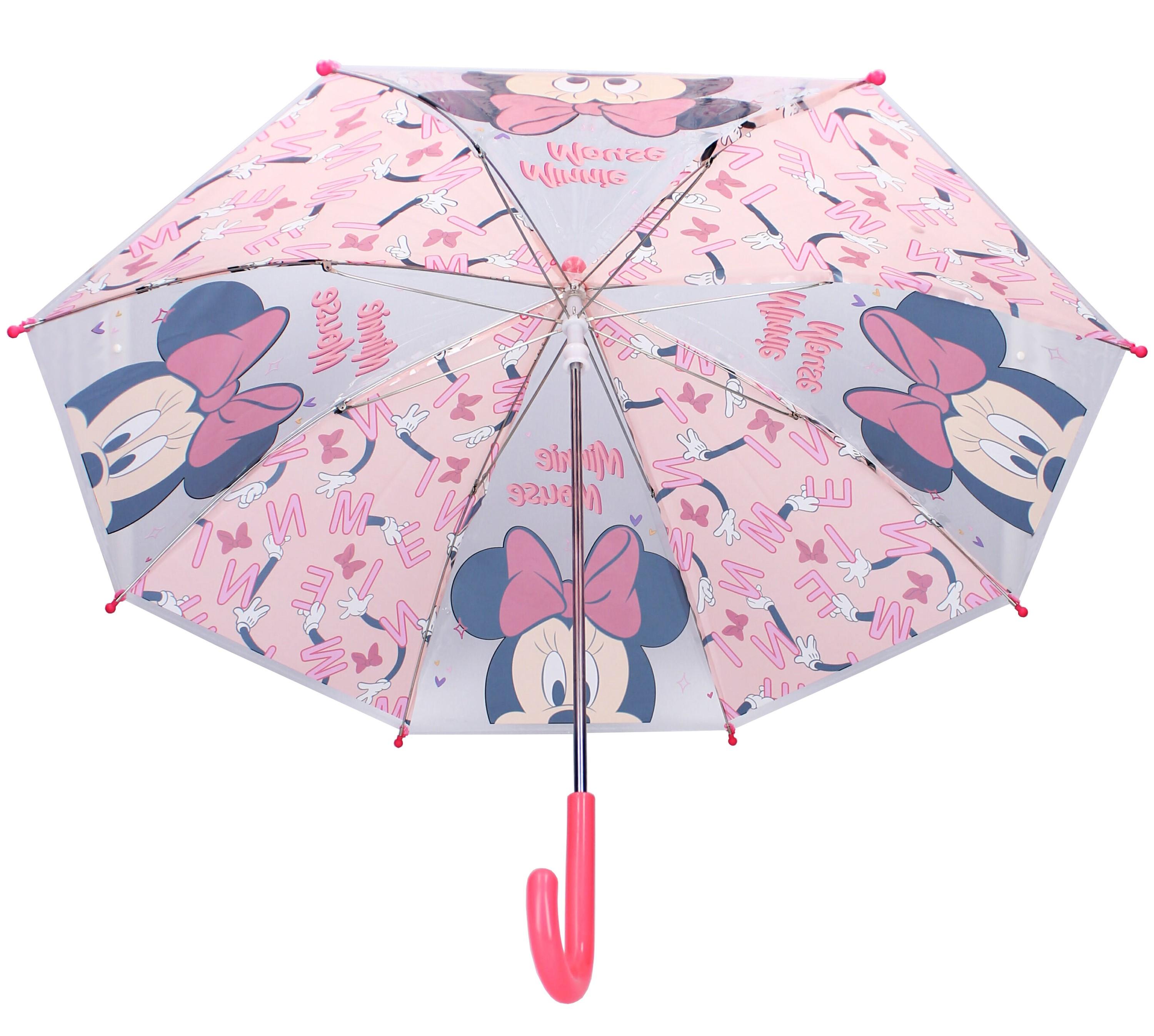 VADOBAG Deštník MINNIE průhledný manuální 