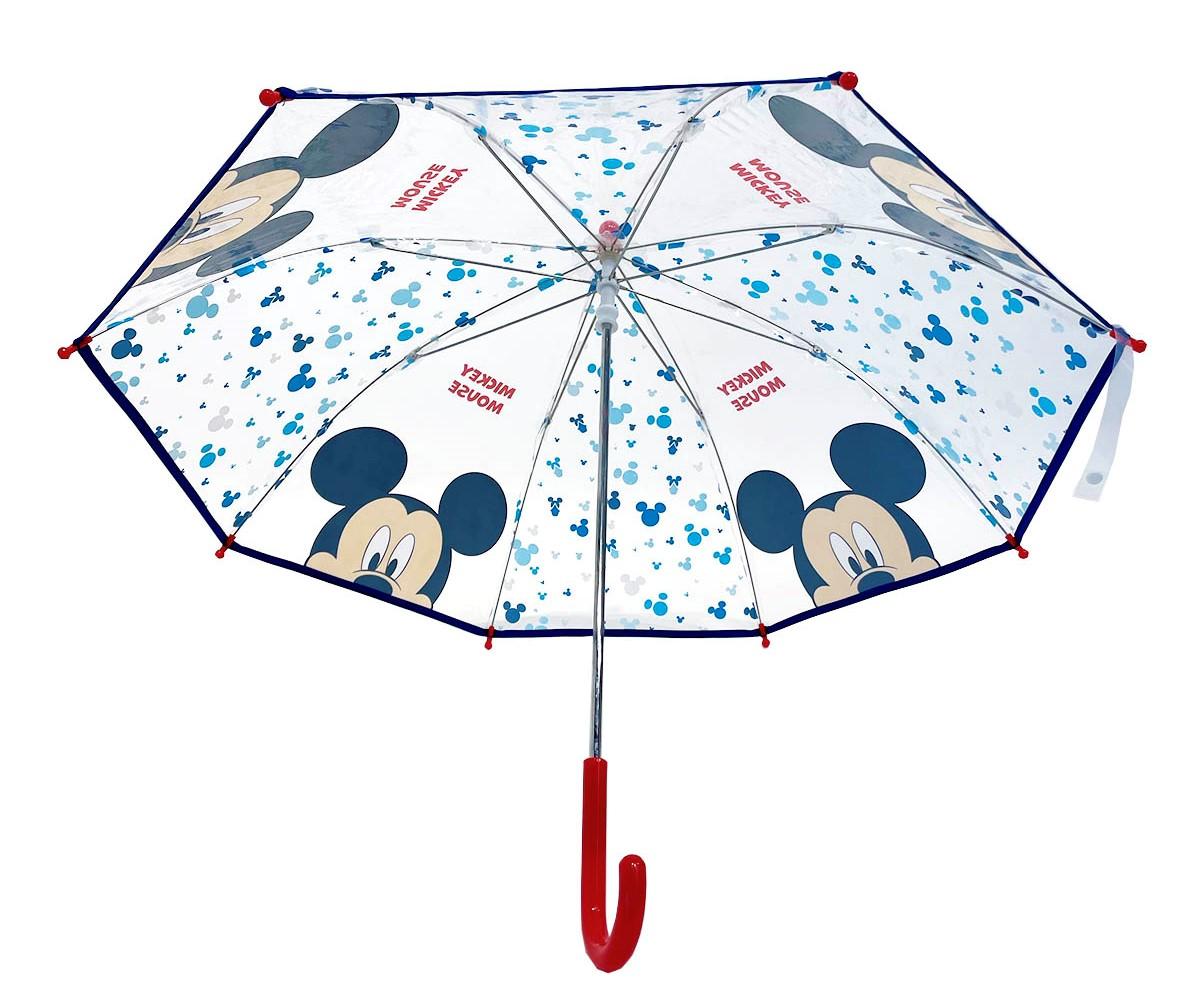 VADOBAG Deštnik MICKEY průhledný manuální 