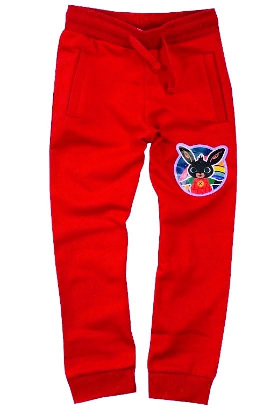 EPLUSM Tepláky KRÁLÍČEK BING červené, vel. 104