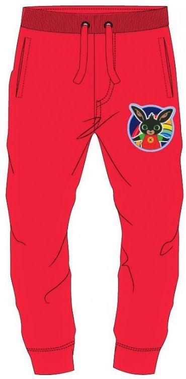 EPLUSM Tepláky KRÁLÍČEK BING červené, vel. 110