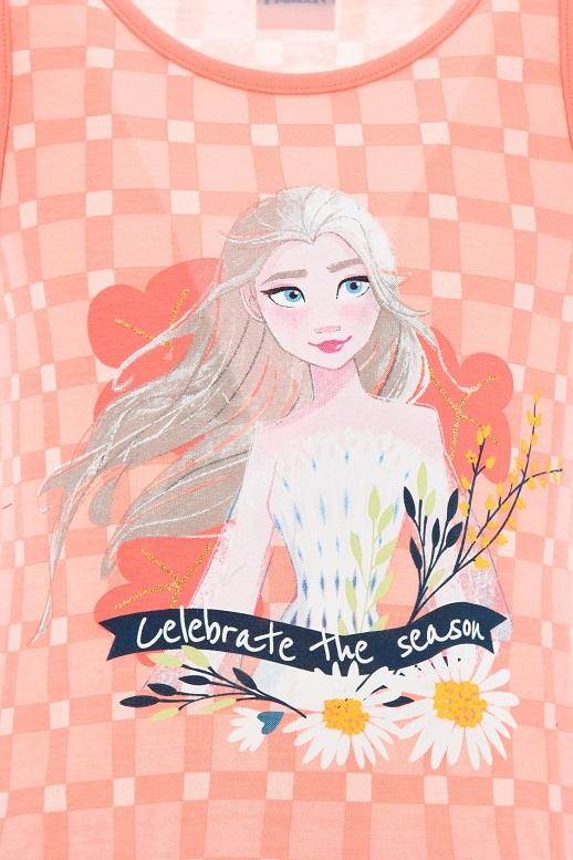 SUN CITY Šaty FROZEN ELSA broskvové, vel. 104