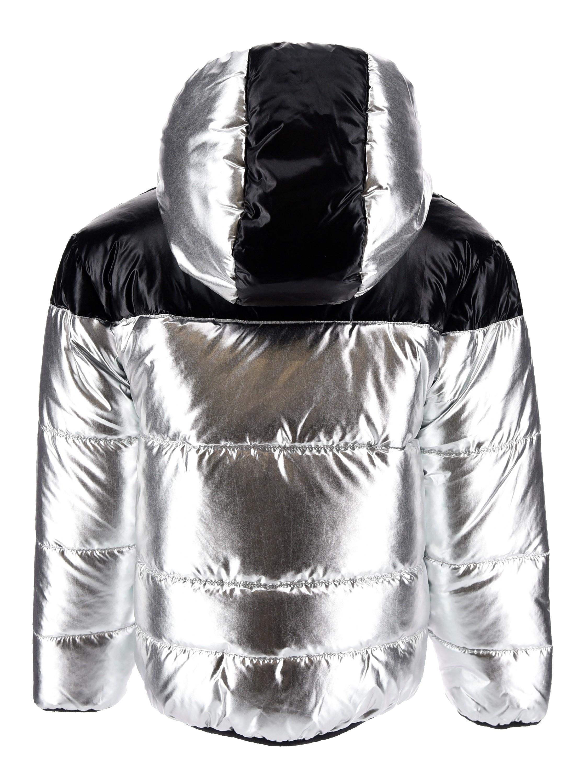 SUN CITY Zimní bunda SPIDERMAN stříbrno - černá vel. 128