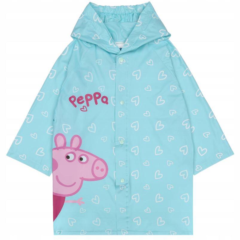 EPLUSM Pláštěnka PEPPA PIG dívčí průhledná transparentní, vel. 92/98