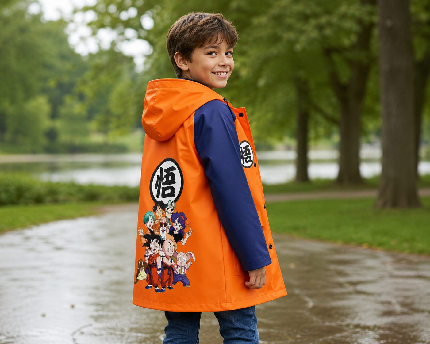 EPLUSM Pláštěnka DRAGON BALL, vel. 110/116