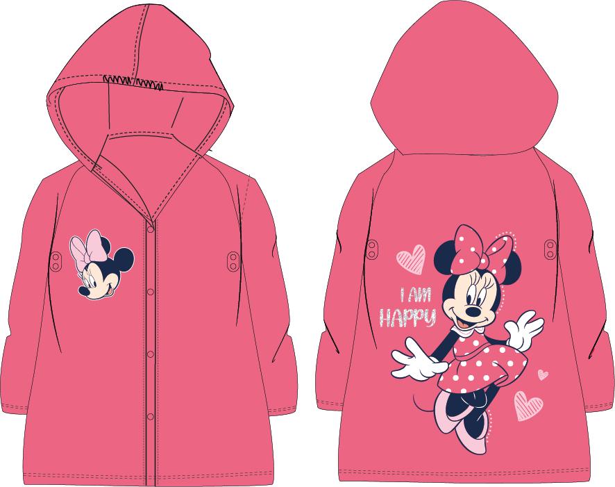 EPLUSM Pláštěnka MINNIE dívčí růžová, vel. 110/116