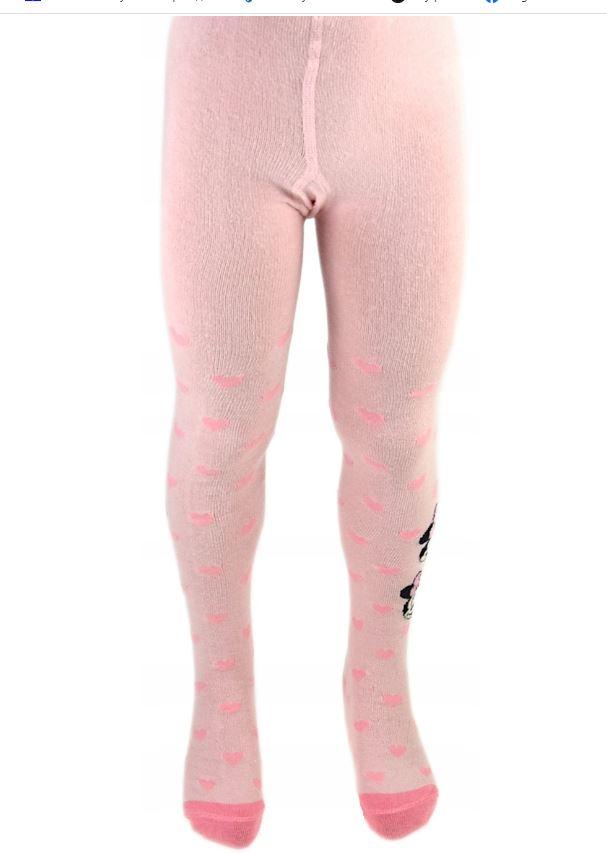 EPLUSM Punčocháče MINNIE růžové, vel. 128/134