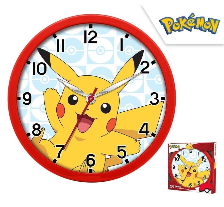 EUROSWAN Hodiny nástěnné POKÉMON 24cm 