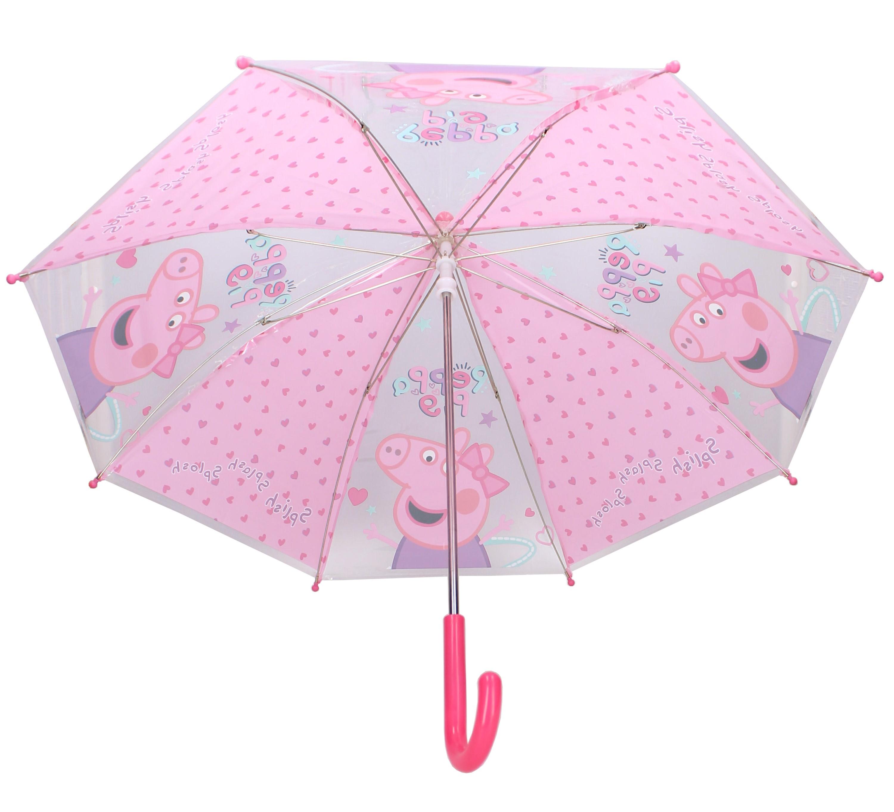 VADOBAG Deštnik PEPPA PIG průhledný manuální