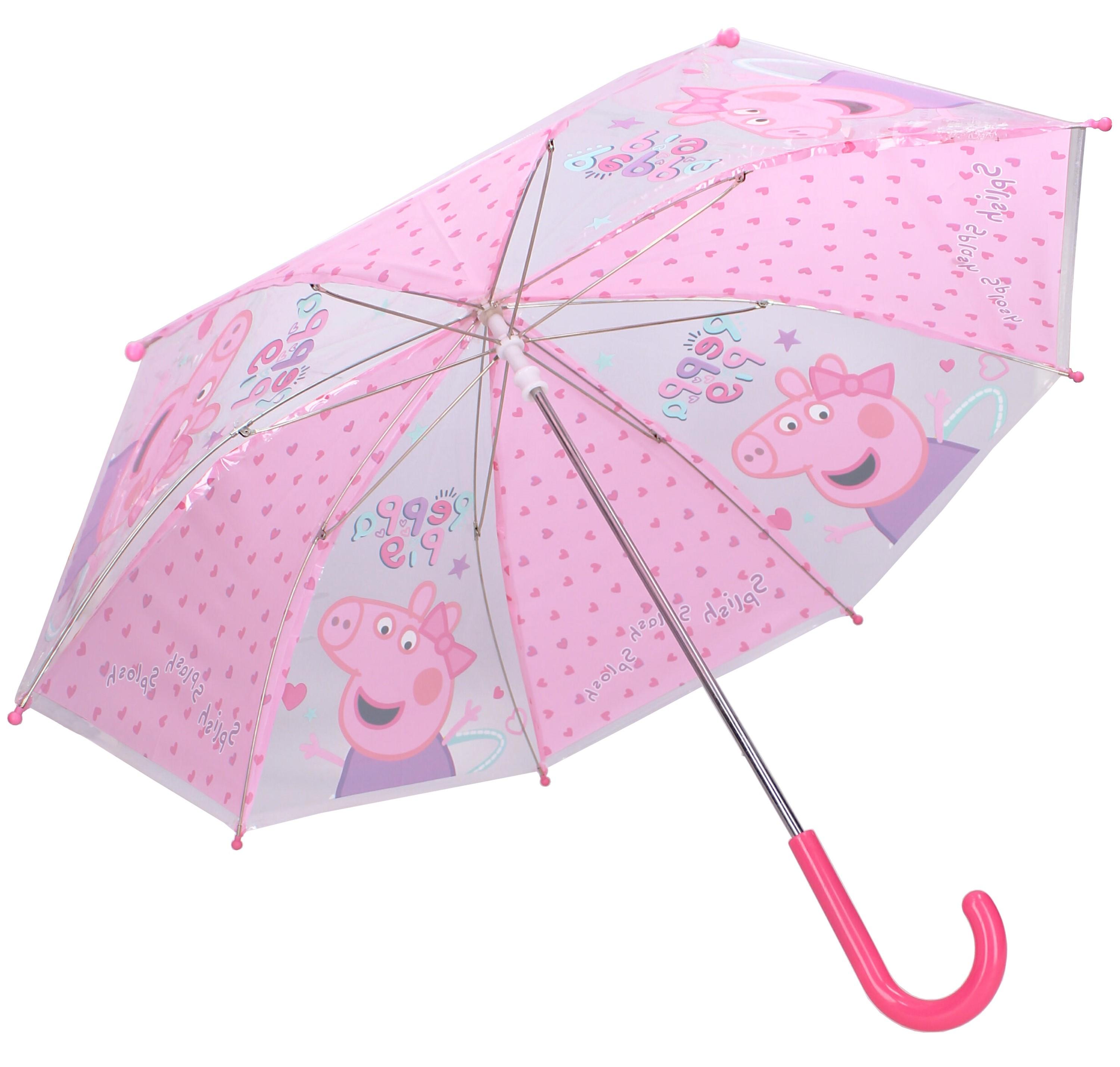VADOBAG Deštnik PEPPA PIG průhledný manuální