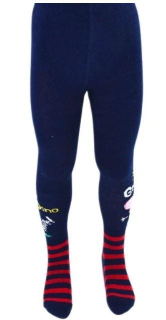 EPLUSM Punčocháče PEPPA PIG GEORGE tm. modré, vel. 110/116