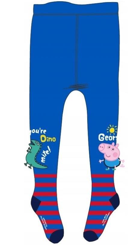 EPLUSM Punčocháče PEPPA PIG GEORGE modré, vel. 98/104