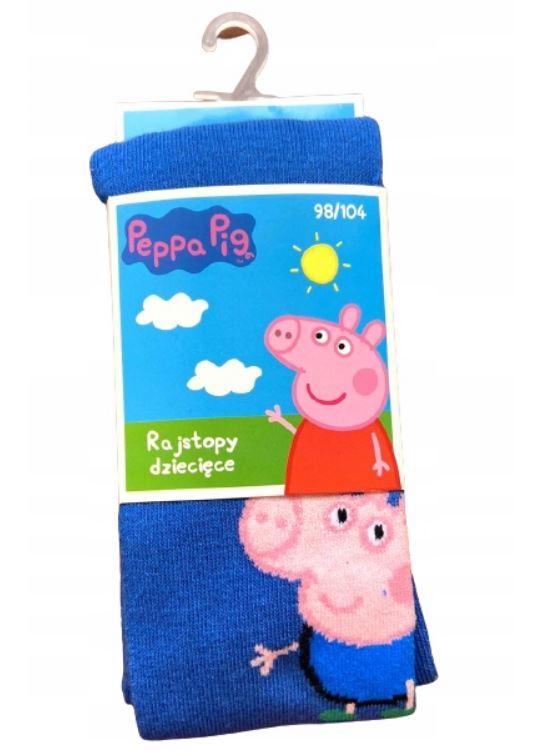 EPLUSM Punčocháče PEPPA PIG GEORGE modré, vel. 110/116