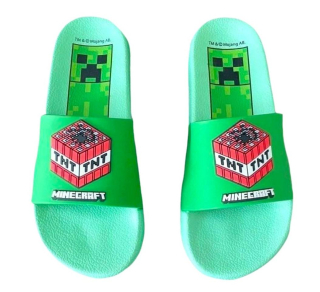 FASHION UK Pantofle MINECRAFT zelené, vel. 31/32