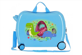 JOUMMABAGS Dětský kufřík odrážedlo na kolečkách MOVOM Dino MAXI 50 x 38 x 20