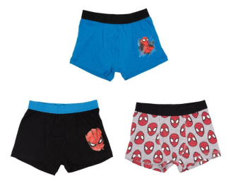 ULABELS Boxerky SPIDERMAN 3pack, vel. 122/128 