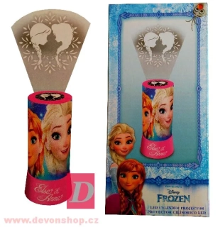 EUROSWAN Projektor FROZEN 2v1 růžová