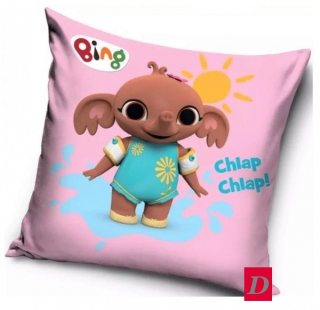 Polštářek KRÁLÍČEK BING růžový 40x40 růžová