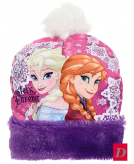 Čepice FROZEN kulich fialová fialová