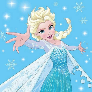 FARO Magický ručníček Frozen modrý Bavlna - Froté, 30/30 cm
