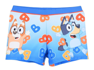 OFICIÁLNÍ LICENCE Plavky BLUEY boxerky modrý lem, vel. 116