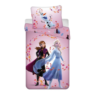 JERRY FABRICS Povlečení Ledové Království Magical time Bavlna, 140/200, 70/90 cm