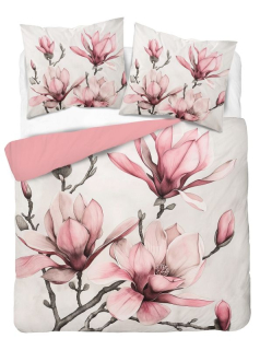 DETEXPOL Francouzské povlečení 3D Magnolie micro Polyester - mikrovlákno, 220/200, 2x70/80 cm
