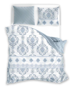 FARO Francouzské povlečení bavlněný satén Ornamenty  Bavlna - Satén, 220/200, 2x70/80 cm