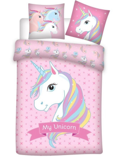 OFICIÁLNÍ LICENCE Povlečení UNICORN růžové