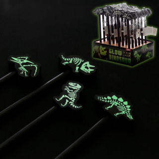 TUŽKA DINOSAURUS SE SVÍTÍCÍ GUMOU, uni