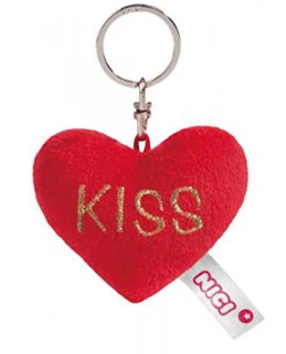 NICI Klíčenka přívěsek SRDCE Kiss