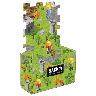 STOJÁNEK NA PSACÍ POTŘEBY MINECRAFT BACK UP, uni