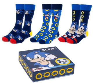 CERDA Ponožky SONIC 3packs, vel. 36/41