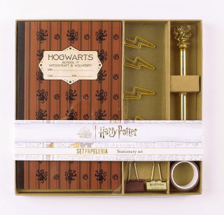 CERDA Dárková psací souprava deník zápisník HARRY POTTER luxusní