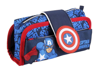 CERDA Penál na suchý zip AVENGERS CAPTAIN AMERICA