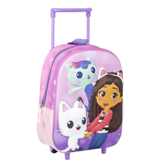 CERDA Kufr trolley GÁBININ KOUZELNÝ DOMEK 3D 31 x 25 x 10