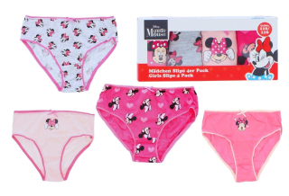 THE COOKIE COMPANY Kalhotky MINNIE růžové 4pack 110/116