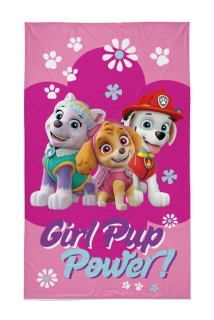 DETEXPOL Ručník malý Paw Patrol Girl pup  Bavlna - Froté, 50/30 cm