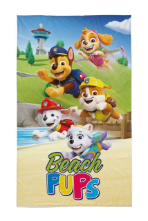 DETEXPOL Ručník malý Paw Patrol beach  Bavlna - Froté, 50/30 cm