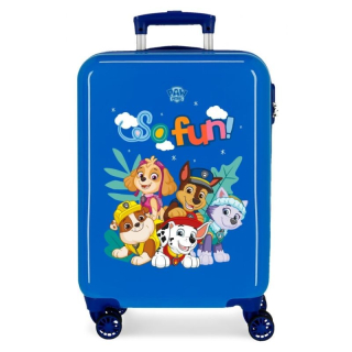 JOUMMABAGS Cestovní kufr Paw Patrol so fun skořepinový se zámkem 55 x 38 x 20