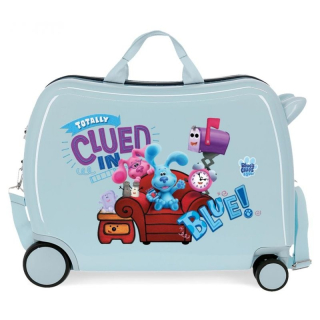 JOUMMABAGS Dětský kufřík odrážedlo na kolečkách Blues Clues Totally Clued MAXI 50 x 38 x 20