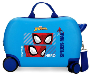 JOUMMABAGS Dětský kufřík odrážedlo na kolečkách Spiderman Hero 45 x 31 x 20