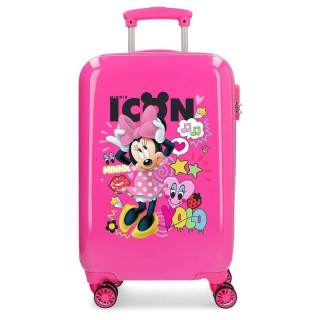 JOUMMABAGS Cestovní kufr ABS Enjoy Minnie Icon  ABS plast skořepinový se zámkem, 55 cm