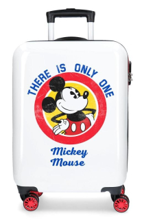 JOUMMABAGS Cestovní kufr ABS Mickey Magic only one ABS plast skořepinový se zámkem, 55 cm