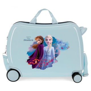 JOUMMABAGS Dětský kufřík odrážedlo na kolečkách Ledové Království Nature is magical MAXI 50 x 38 x 20