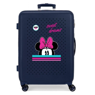 JOUMMABAGS Cestovní kufr Minnie Sweet Dreams skořepinový se zámkem 68 x 48 x 26