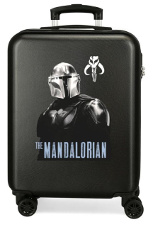 JOUMMABAGS Cestovní kufr Star Wars Mandalorian skořepinový se zámkem 55 x 38 x 20 